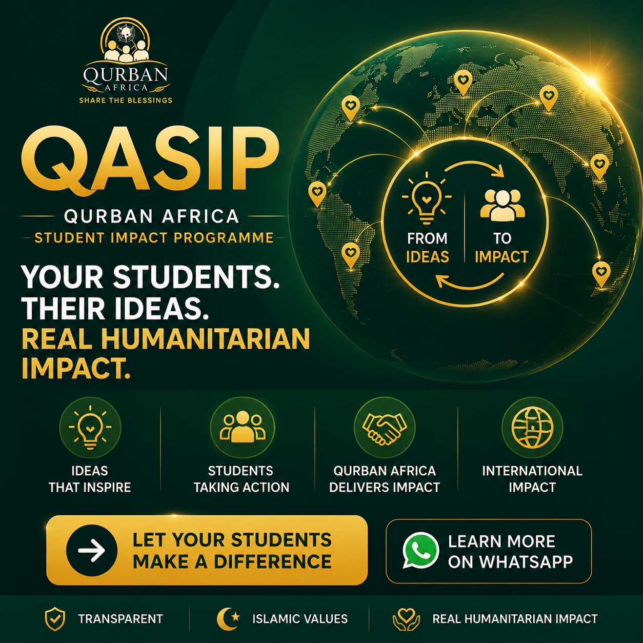 QASIP: Turning Student Ideas Into Real Humanitarian Impact